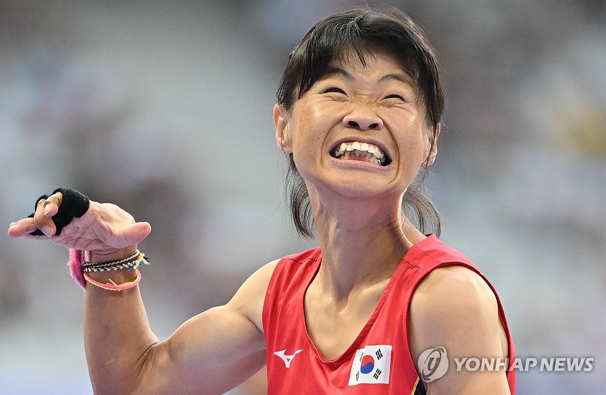 전민재, 여자 육상 100m T36등급 결선 7위로 마무리