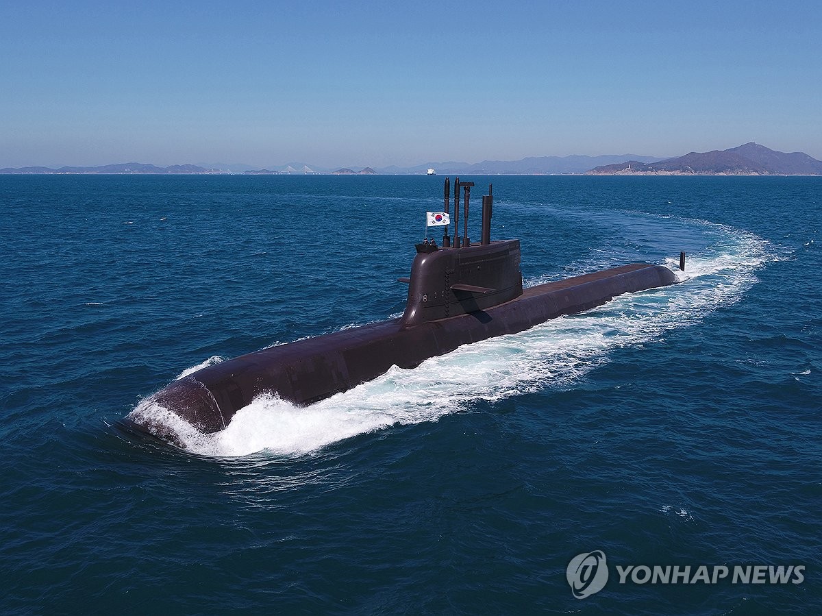 한화오션이 건조한 장보고-III 잠수함