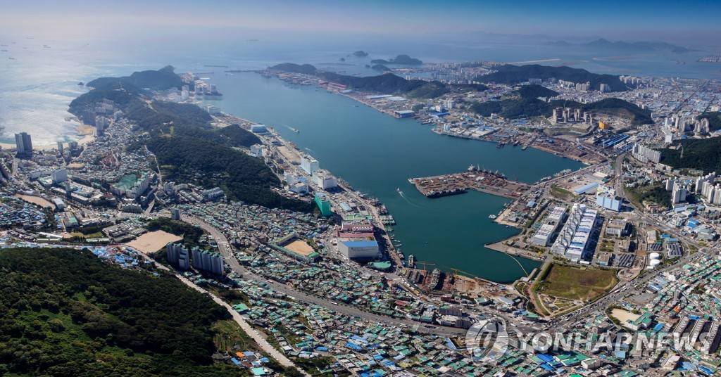 부산 감천항 전경